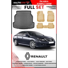 Renault Latitute 2011 Model 4d Bagaj ve Pro Serisi Havuzlu Bej Paspas Takımı