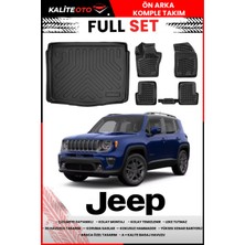 Jeep Renegade 2023 Model 4d Üst Bagaj ve Pro Serisi Havuzlu Paspas Takımı