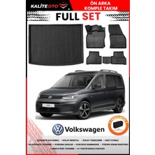 Volkswagen Caddy 2022 Model Bagaj Havuzu+Paspas Takımı Full Set+Hediyeli