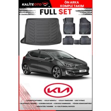 Kia Ceed Hatchback 2012-2017 4d Bagaj ve Pro Serisi Havuzlu Paspas Takımı