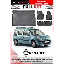 Renault Kangoo 2015-2021 4d Bagaj ve Pro Serisi Havuzlu Paspas Takımı