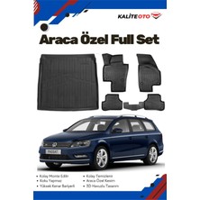 Volkswagen Passat B7 Variant 2011-2012-2013-2014 Model Yumuşak Paspas+Bagaj Havuzu Seti
