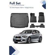 Bmw 1 Serisi F20 2018 Model Tam Uyumlu Paspas+Bagaj Havuzu Seti