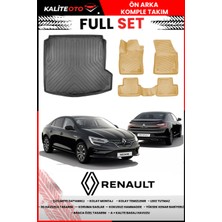 Renault Megane 4 Sedan 2020 Model Sağ Cepli 4d Bagaj ve Pro Serisi Havuzlu Bej Paspas Takımı