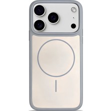Velvoria iPhone 17 Pro Max Premium Soft Magsafe Silikon Kılıf Gri