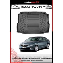 Skoda Octavia 2013-2019 4d Bagaj Havuzu Araca Özel Birebir Uyumlu Kokusuz