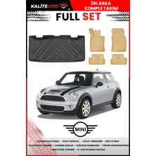 Mini Cooper R56 2011 Model 4d Bagaj ve Pro Serisi Havuzlu Bej Paspas Takımı