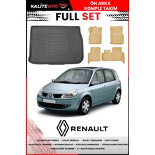 Renault Scenic 2 2009 Model 4d Bagaj ve Pro Serisi Havuzlu Bej Paspas Takımı