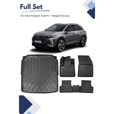 Ds 7 Crossback 2020 Model Tam Uyumlu Paspas+Bagaj Havuzu Seti