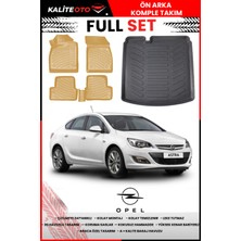 Opel Astra J Sedan 1,4 2023 Model 4d Bagaj ve Pro Serisi Havuzlu Bej Paspas Takımı
