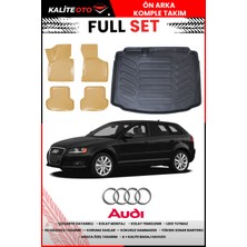 Audi A3 Hatchback 2010 Model 4d Bagaj ve Pro Serisi Havuzlu Bej Paspas Takımı