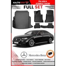 Mercedes E Serisi W214 2024-2025 Model Bagaj Havuzu+Paspas Takımı Full Set+Hediyeli