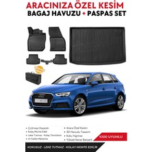 Audi A3 Hatchback 2015 Model Bagaj Havuzu+Paspas Takımı Full Takım