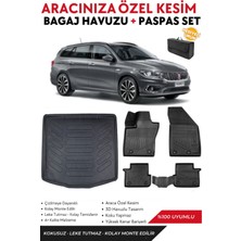 Fiat Egea Station Wagon 2016-2017-2018-2019-2020 Model Alt Bagaj Havuzu+Paspas Full Takım+Hediyeli