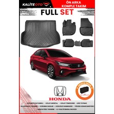 Honda City 2022-2023-2024-2025 Model Bagaj Havuzu+Paspas Takımı Full Set+Hediyeli