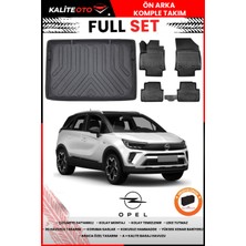Opel Crossland 2025 Model Üst Bagaj Havuzu+Paspas Takımı Full Set+Hediyeli