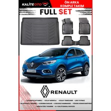 Renault Kadjar 2015 Sonrası 4d Bagaj ve Pro Serisi Havuzlu Paspas Takımı
