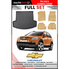 Chevrolet Captiva 2016 Model 4d Bagaj ve Pro Serisi Havuzlu Bej Paspas Takımı