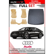 Audi A7 2021 Model 4d Bagaj ve Pro Serisi Havuzlu Bej Paspas Takımı