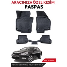 Skoda Octavia 2010 Model Araca Özel Havuzlu Paspas Takım