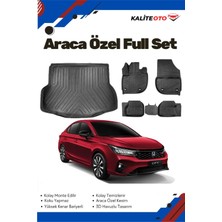 Honda City 2024 Model Yumuşak Paspas+Bagaj Havuzu Seti