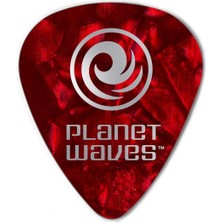 Planet Waves 1CRP4-100 Selüloit Pena Medium Red Pearl (100'LÜ Paket) | Sedefli Görünüm - Klasik His - Ekonomik