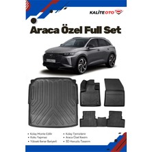 Ds 7 Crossback 2022 Model Yumuşak Paspas+Bagaj Havuzu Seti