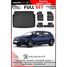 Peugeot 308 2017 Model 4d Bagaj ve Pro Serisi Havuzlu Paspas Takımı
