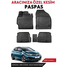 Toyota Auris 2013 Model Araca Özel Havuzlu Paspas Takım