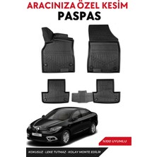 Renault Fluence 2010 Model Araca Özel Havuzlu Paspas Takım