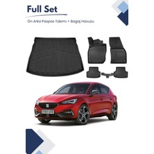 Seat Leon E-Hybrid 2025 Model Tam Uyumlu Paspas+Bagaj Havuzu Seti