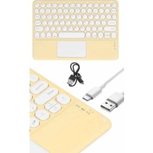 Astraltech Android ve Ios Uyumlu Bluetooth Klavye Touchpad Slim Kablosuz Wifi Q Klavye