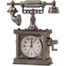 Astraltech Nostaljik Telefon Tasarımlı Masa Saati Yüksek Sesli Alarm