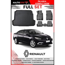 Renault Fluence 2009 Sonrası 4d Bagaj ve Pro Serisi Havuzlu Paspas Takımı