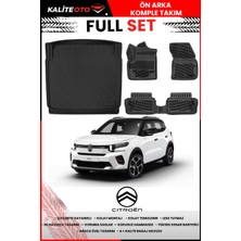 Citroen C3 Elektrikli 2025 Model 4d Bagaj ve Pro Serisi Havuzlu Paspas Takımı