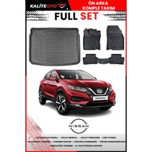 Nissan Qashqai 2015 Model Üst Bagaj Havuzu+Paspas Takımı Full Set
