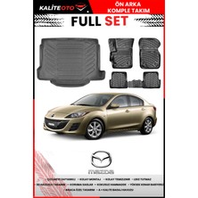 Mazda 3 Sedan 2009 Model 4d Bagaj ve Pro Serisi Havuzlu Paspas Takımı