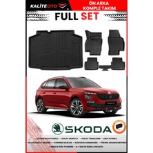 Skoda Kamiq 2020 Model Bagaj Havuzu+Paspas Takımı Full Set+Hediyeli