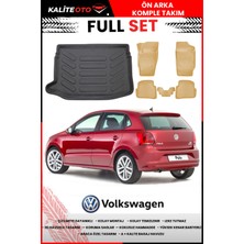 Volkswagen Polo 6r 2014 Model 4d Üst Bagaj ve Pro Serisi Havuzlu Bej Paspas Takımı
