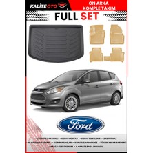 Ford C-Max 2013 Model 4d Bagaj ve Pro Serisi Havuzlu Bej Paspas Takımı