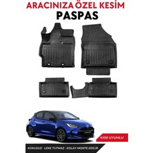 Toyota Yaris 2022 Model Araca Özel Havuzlu Paspas Takım