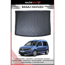 Volkswagen Caddy 2010-2015 4d Bagaj Havuzu Araca Özel Birebir Uyumlu Kokusuz