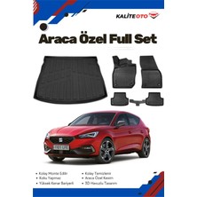 Seat Leon 2022 Model Yumuşak Paspas+Bagaj Havuzu Seti
