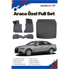 Audi A4 2013 Model Yumuşak Paspas+Bagaj Havuzu Seti