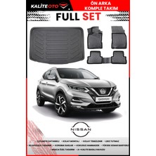 Nissan Qashqai 2015 Model 4d Alt Bagaj ve Pro Serisi Havuzlu Paspas Takımı