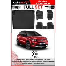 Citroen C3 Aircross Ev 2025 Model Sabit Zemin 4d Bagaj ve Pro Serisi Havuzlu Paspas Takımı
