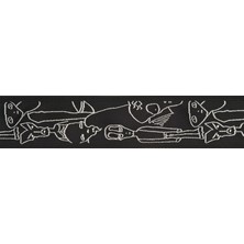 Planet Waves 50JS05 Joe Satriani Silver Figures Gitar Askısı 5 cm (Koleksiyonluk) | Gümüş Figür Tasarımı, Ayarlanabilir Boy Uzunluğu ve Üstün Konfor