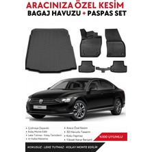 Volkswagen Passat B8 Sedan 2019 Model Bagaj Havuzu+Paspas Full Takım+Hediyeli