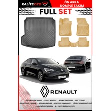 Renault Megane 4 Sedan 2024 Model Sol Cepli 4d Bagaj ve Pro Serisi Havuzlu Bej Paspas Takımı