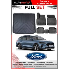 Ford Focus 5 Stw 2021 Model Üst Kısım Bagaj Havuzu+Paspas Takımı Full Set